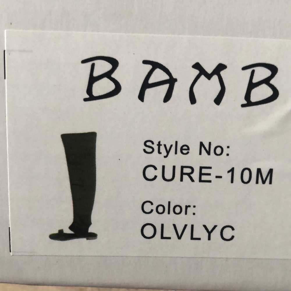 Bamboo over-the-knee Sandals NIB